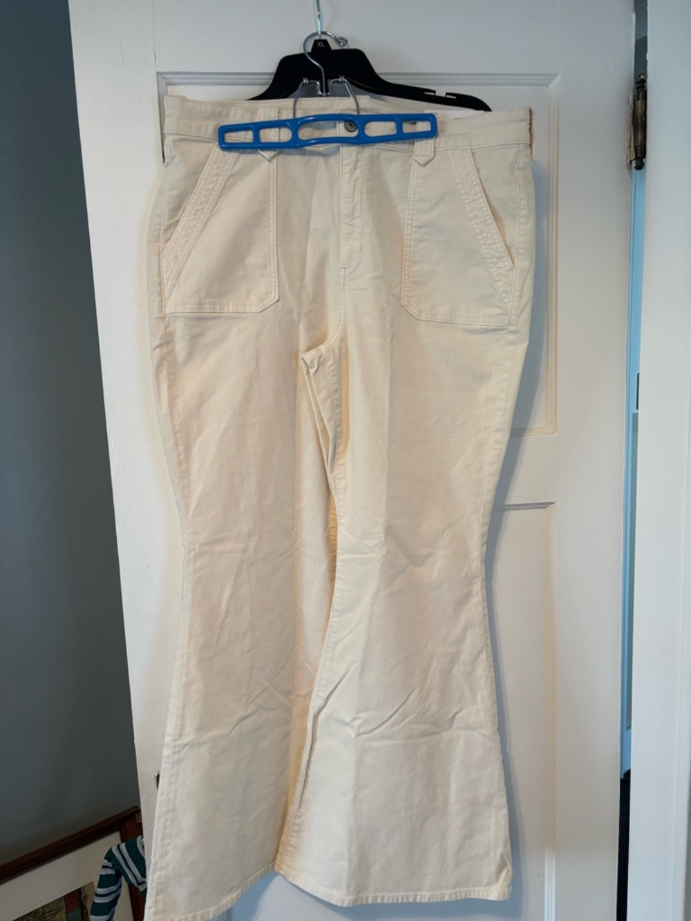 Women’s Cream Corduroy Pants